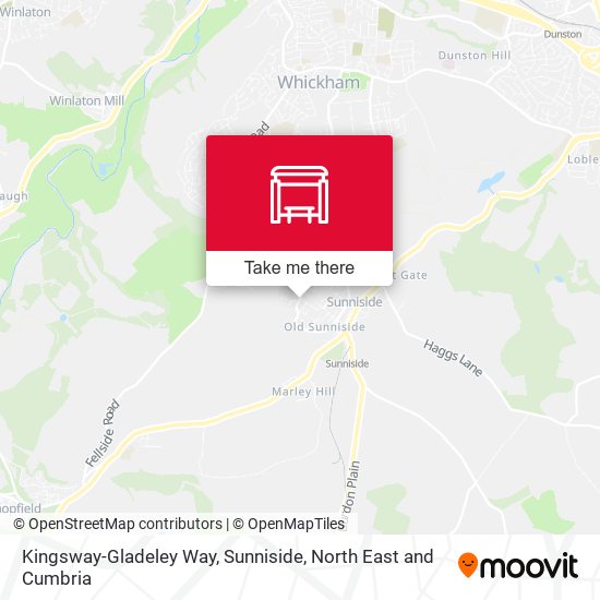 Kingsway-Gladeley Way, Sunniside map