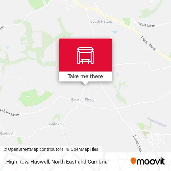 High Row, Haswell map