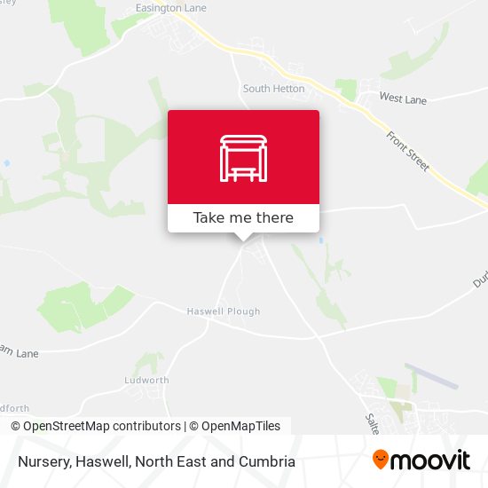 Nursery, Haswell map