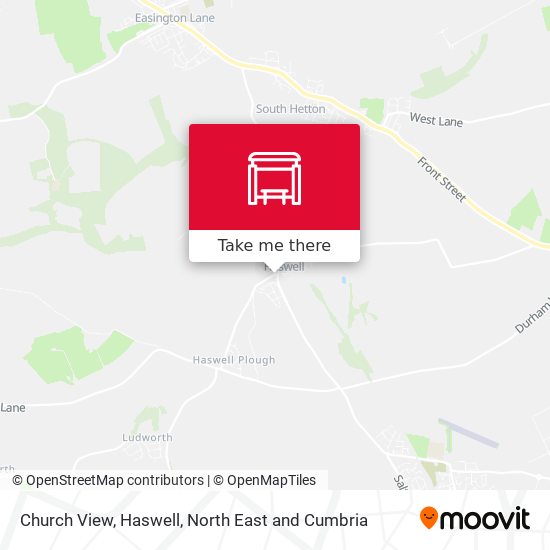 Church View, Haswell map