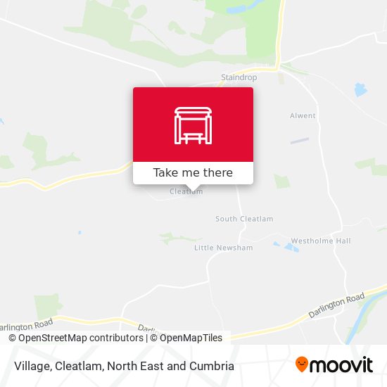Village, Cleatlam map