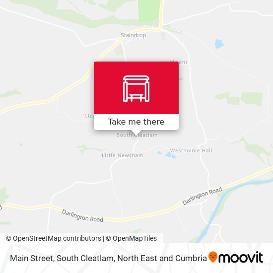 Main Street, South Cleatlam map