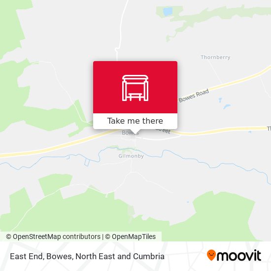 East End, Bowes map