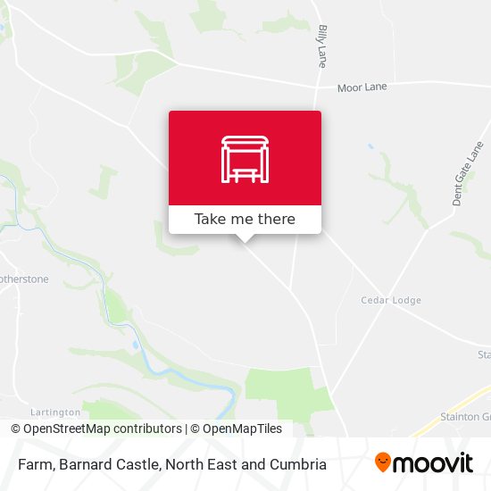 Farm, Barnard Castle map