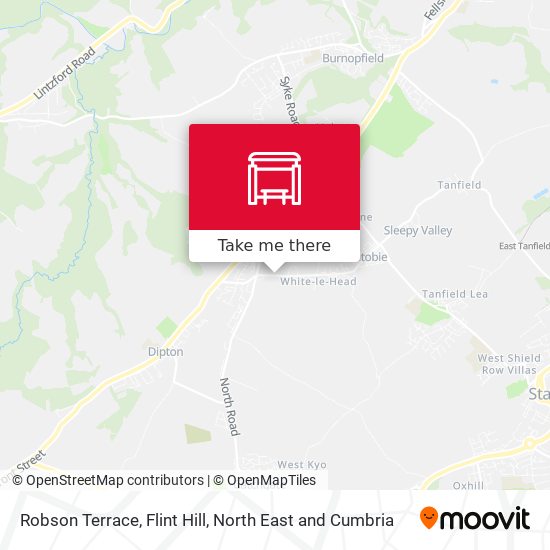 Robson Terrace, Flint Hill map