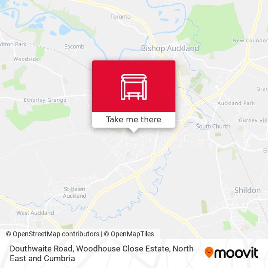 Douthwaite Road, Woodhouse Close Estate map