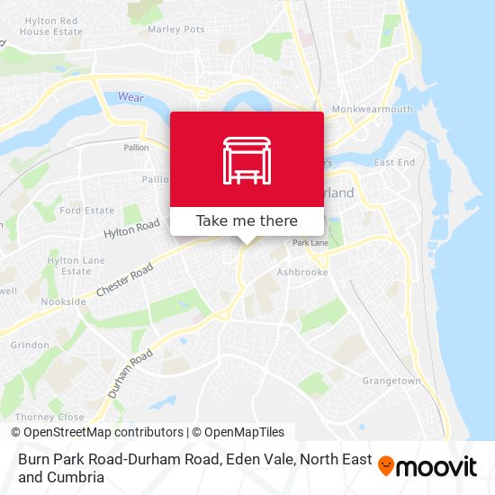 Burn Park Road-Durham Road, Eden Vale map