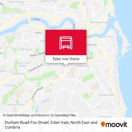 Durham Road-Fox Street, Eden Vale map