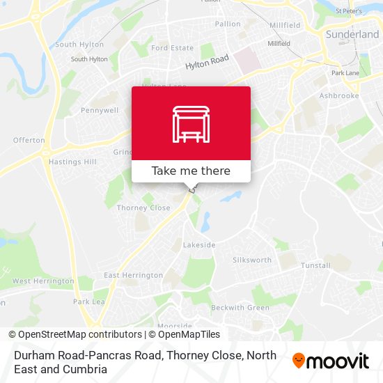 Durham Road-Pancras Road, Thorney Close map