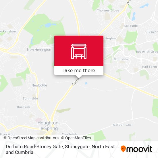 Durham Road-Stoney Gate, Stoneygate map