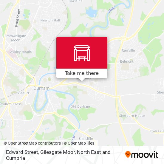 Edward Street, Gilesgate Moor map