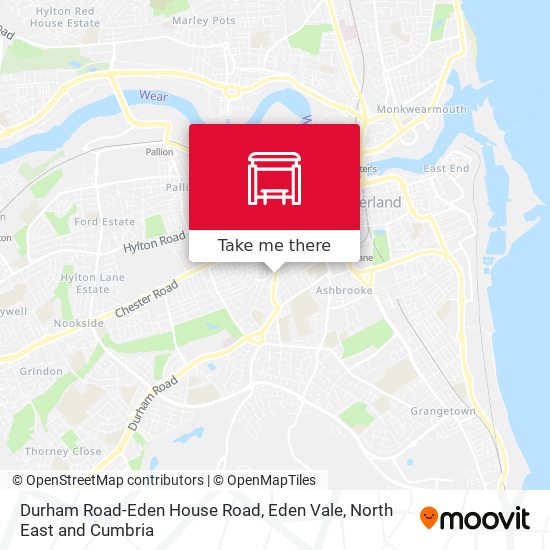 Durham Road-Eden House Road, Eden Vale map