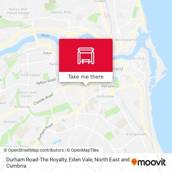 Durham Road-The Royalty, Eden Vale map