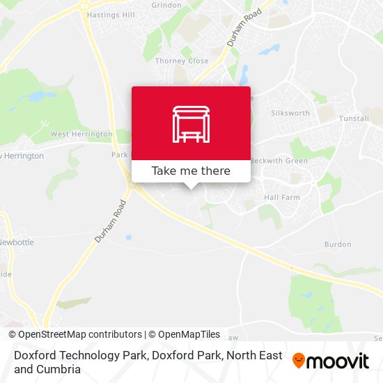 Doxford Technology Park, Doxford Park map