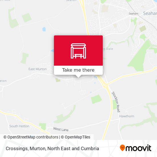 Crossings, Murton map