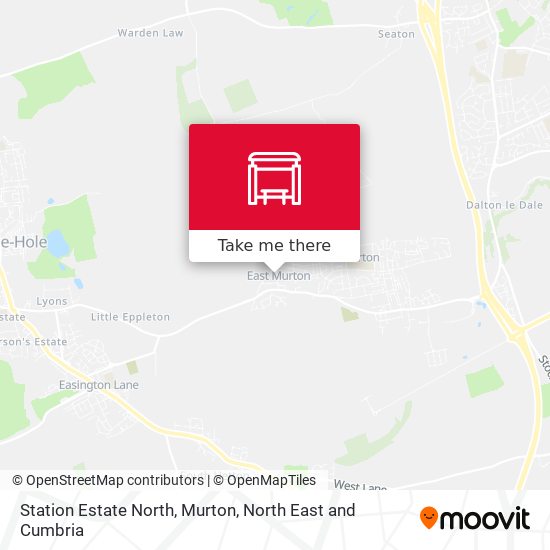 Station Estate North, Murton map