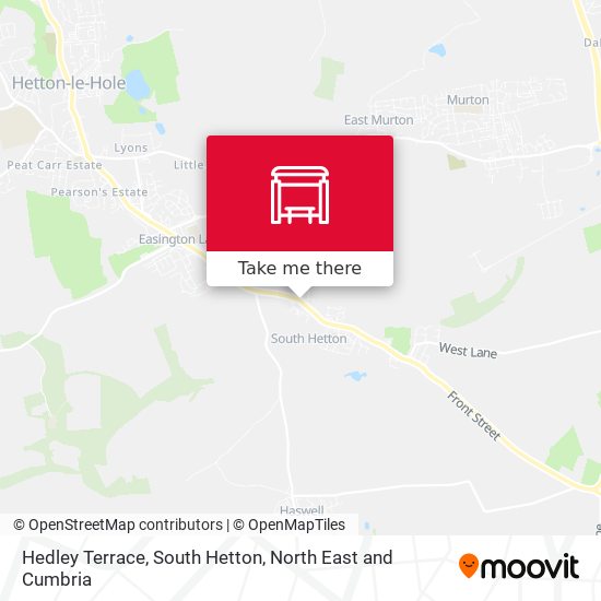 Hedley Terrace, South Hetton map