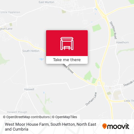 West Moor House Farm, South Hetton map