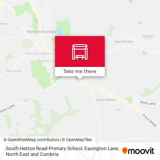 South Hetton Road-Primary School, Easington Lane map