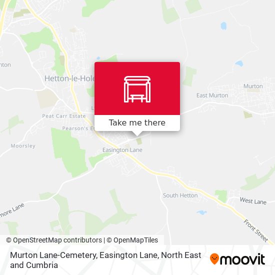 Murton Lane-Cemetery, Easington Lane map