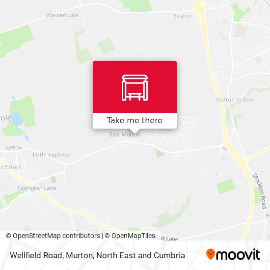 Wellfield Road, Murton map