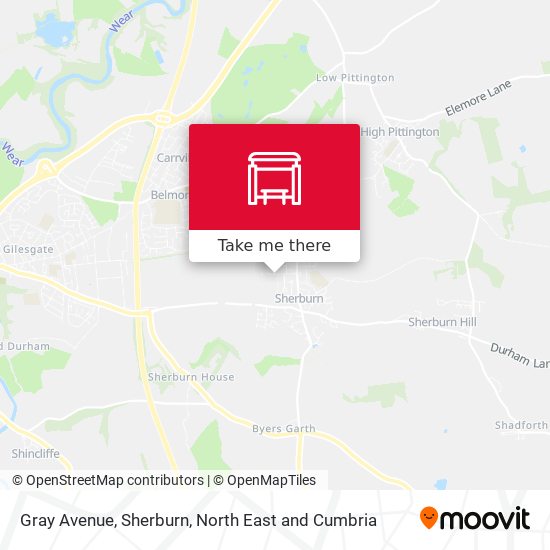 Gray Avenue, Sherburn map