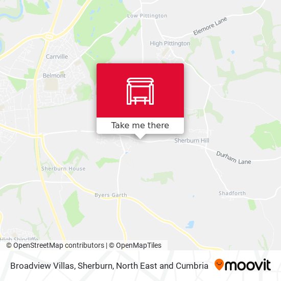 Broadview Villas, Sherburn map