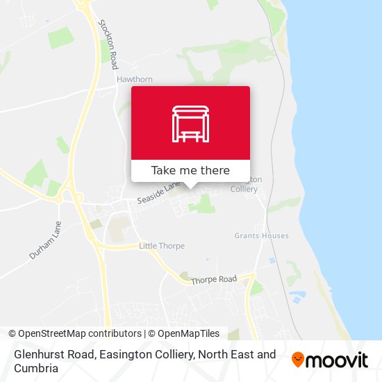 Glenhurst Road, Easington Colliery map