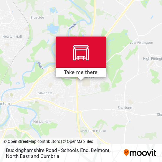 Buckinghamshire Road - Schools End, Belmont map