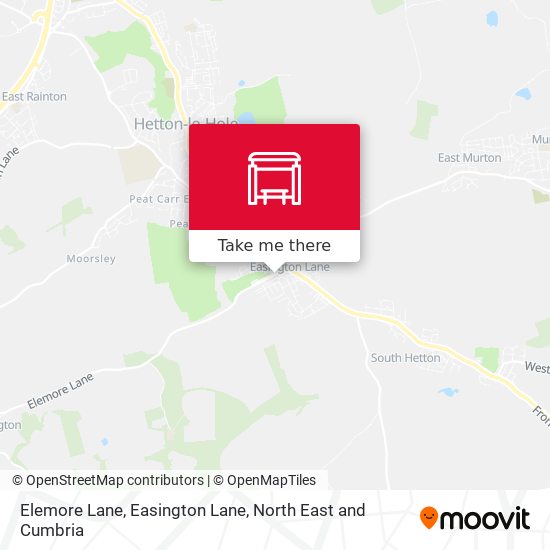 Elemore Lane, Easington Lane map