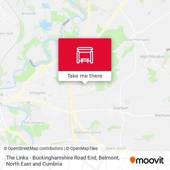 The Links - Buckinghamshire Road End, Belmont map