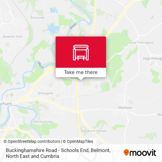 Buckinghamshire Road - Schools End, Belmont map