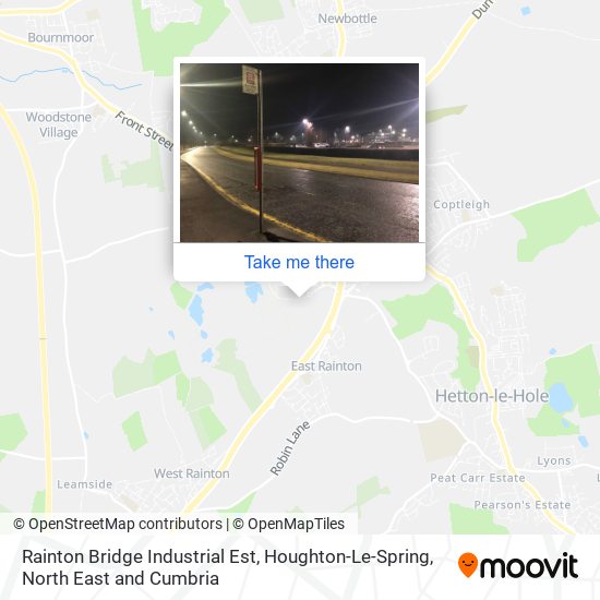 Rainton Bridge Industrial Est, Houghton-Le-Spring map