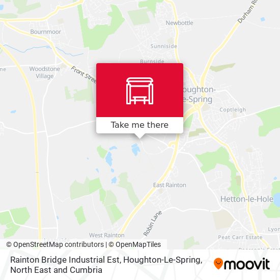 Rainton Bridge Industrial Est, Houghton-Le-Spring map