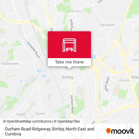 Durham Road-Ridgeway, Birtley map