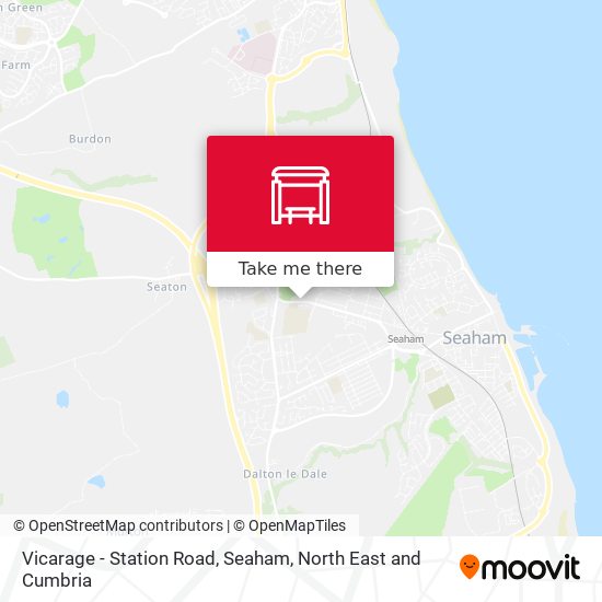 Vicarage - Station Road, Seaham map