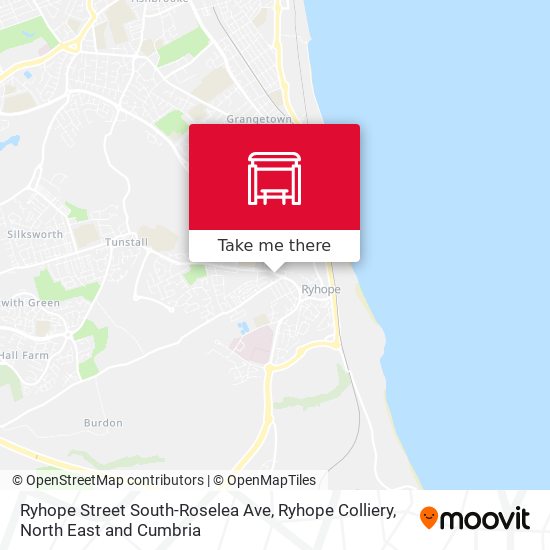 Ryhope Street South-Roselea Ave, Ryhope Colliery map