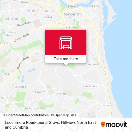 Leechmere Road-Laurel Grove, Hillview map