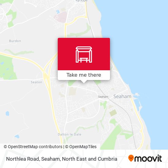 Northlea Road, Seaham map