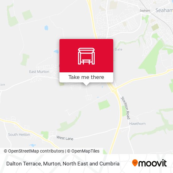 Dalton Terrace, Murton map