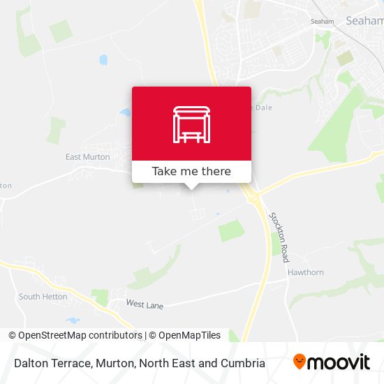Dalton Terrace, Murton map