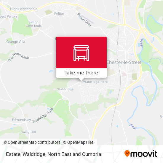 Estate, Waldridge map