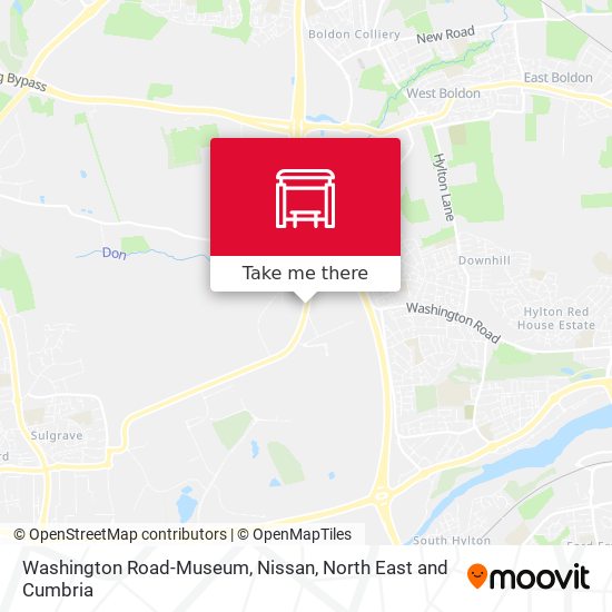 Washington Road-Museum, Nissan map