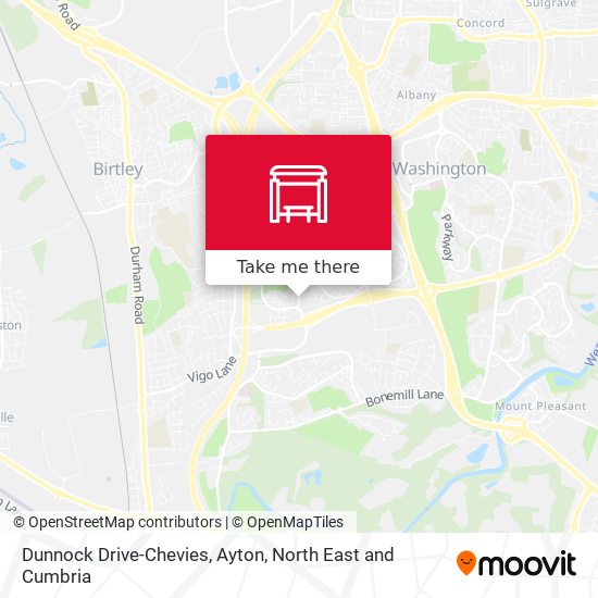 Dunnock Drive-Chevies, Ayton map