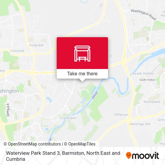 Waterview Park Stand 3, Barmston map