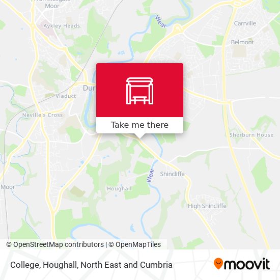 College, Houghall map