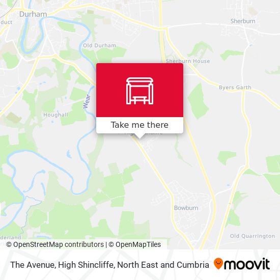 The Avenue, High Shincliffe map