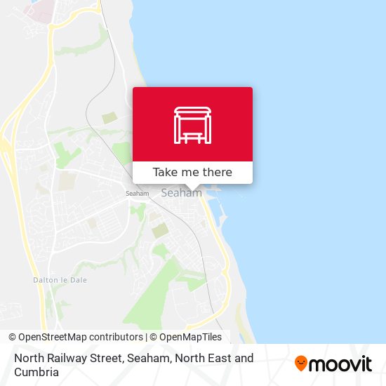 North Railway Street, Seaham map