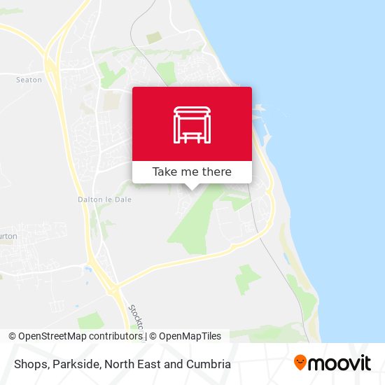Shops, Parkside map
