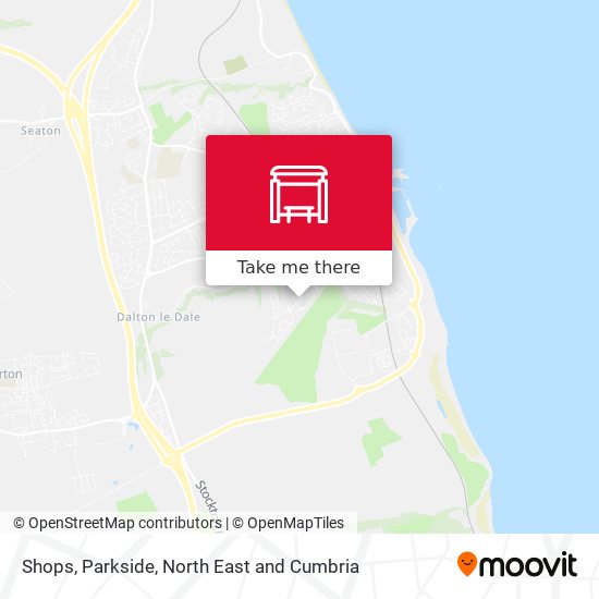 Shops, Parkside map